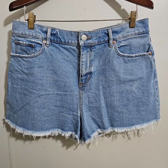 EUC LIKE NEW LOFT MADE AND LOVED RAW HEM HI RISE SHORTS SIZE 10/ 30 WOMENS - Picture 1 of 16